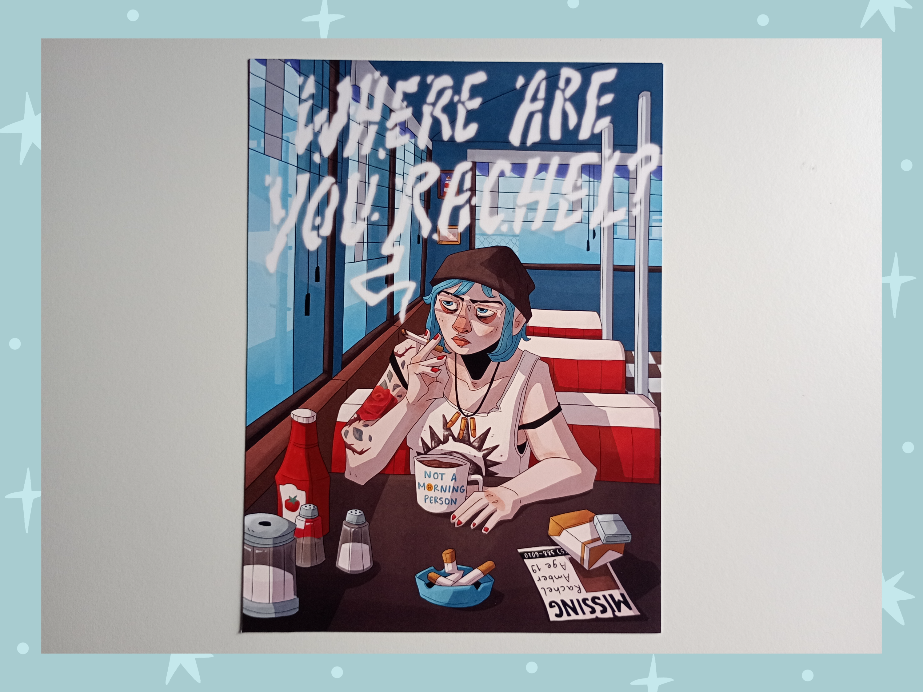 Life Is Strange Chloe Price Diner Art Print
