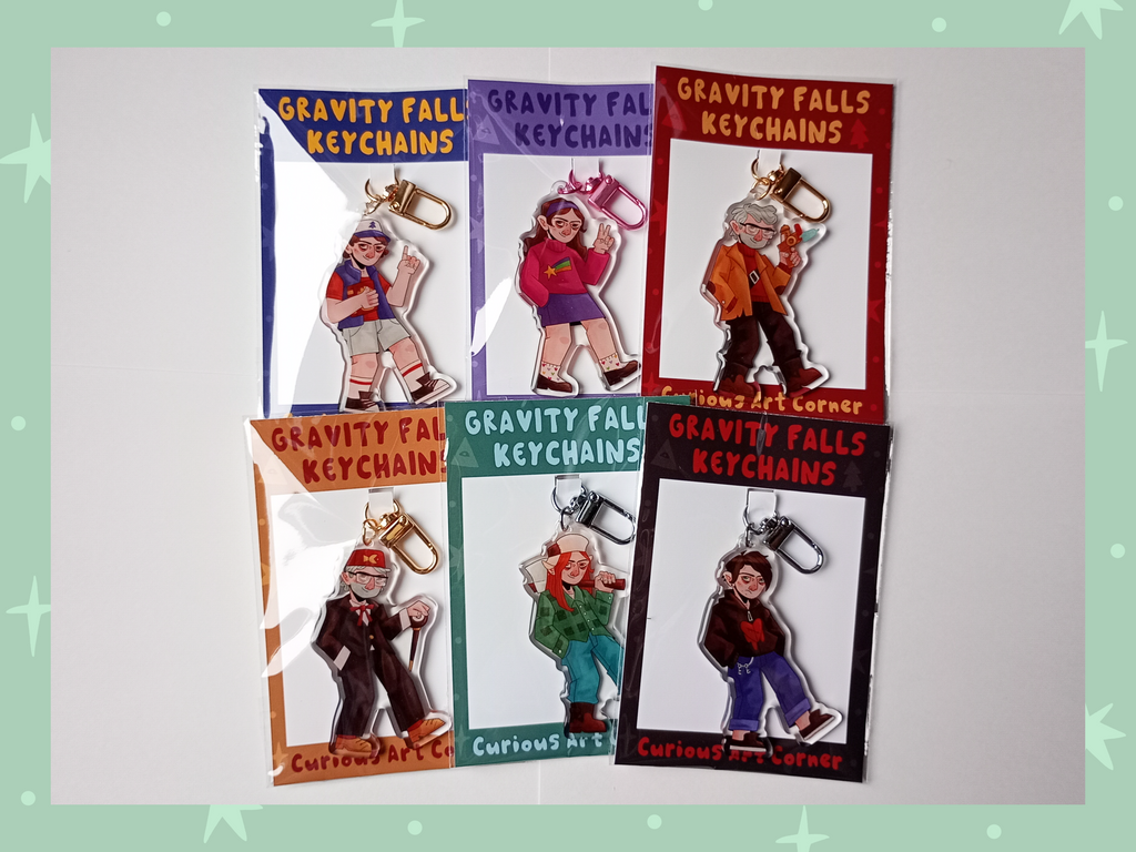 Gravity Falls Acrylic Keychains