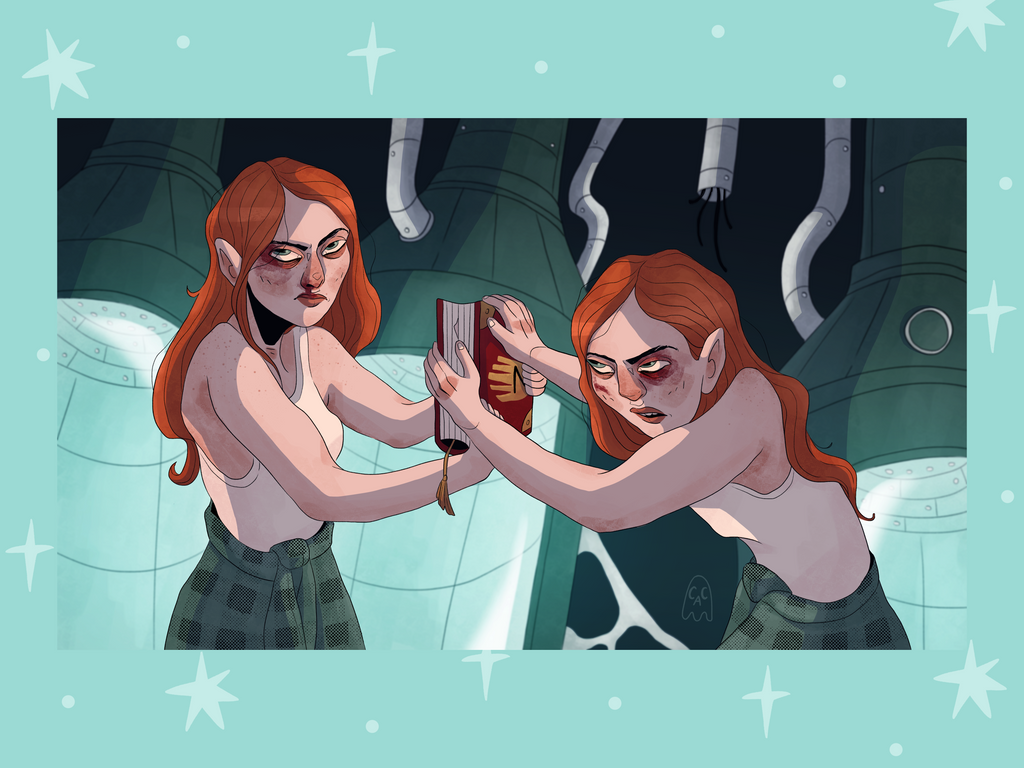 Gravity Falls Wendy Clones Art Print