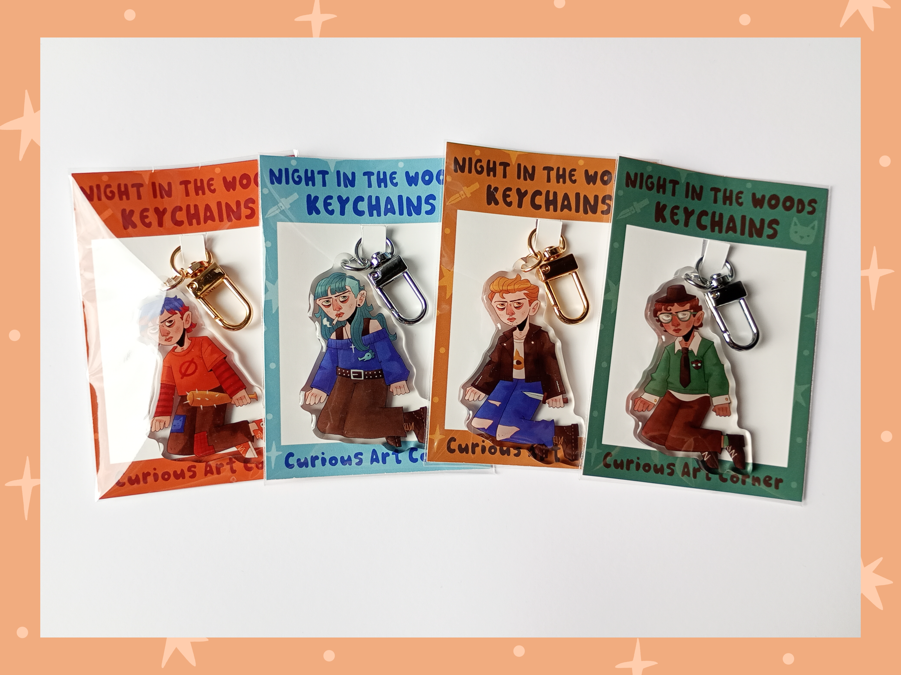 Night In The Woods Acrylic Keychains