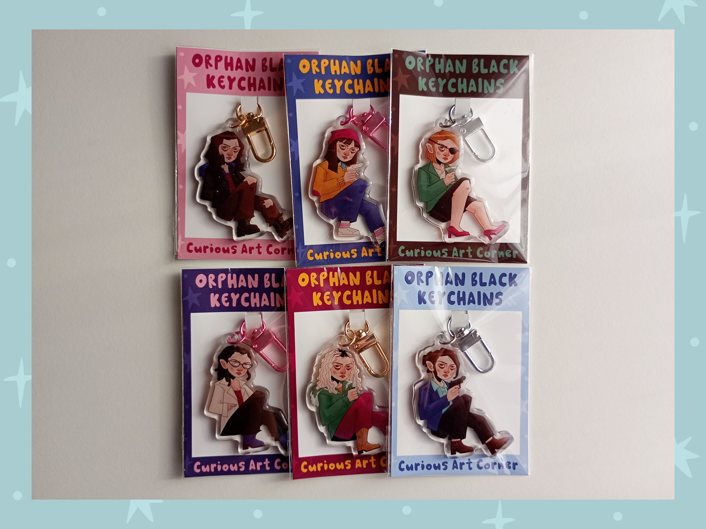 Orphan Black Acrylic Keychains