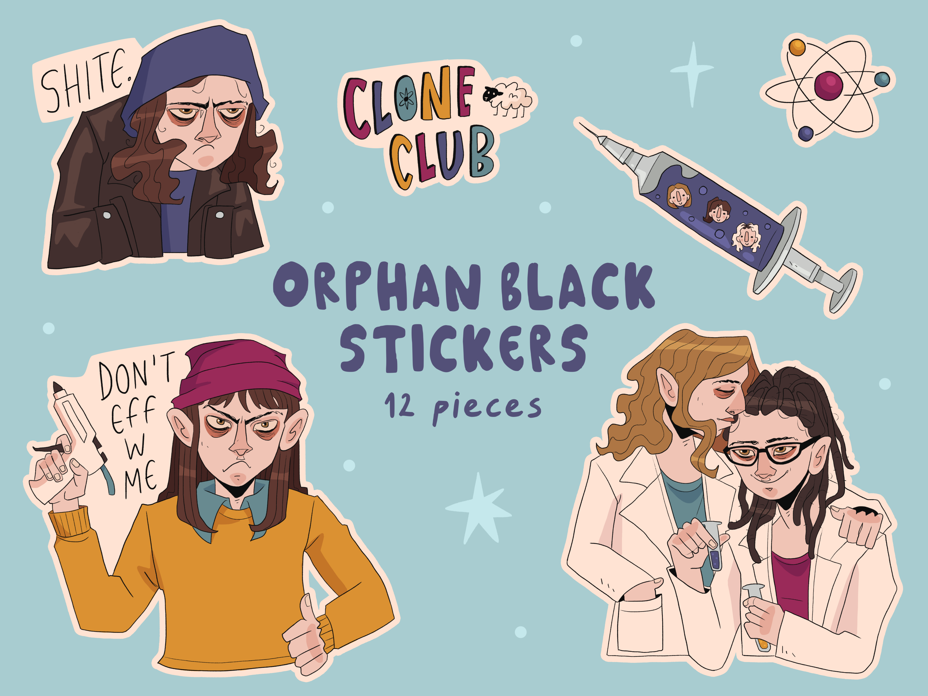 Orphan Black Sticker Pack