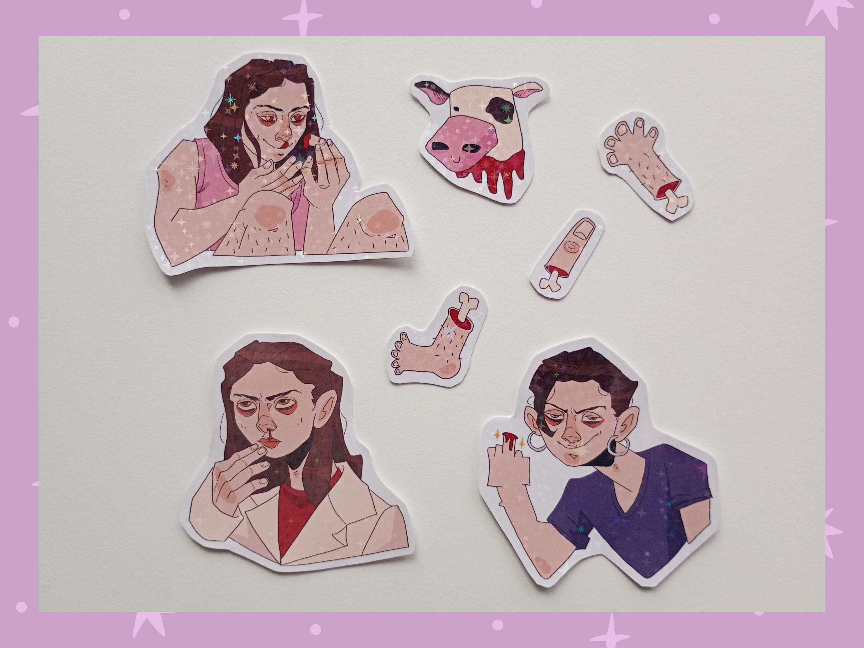 Raw Horror Sticker Pack