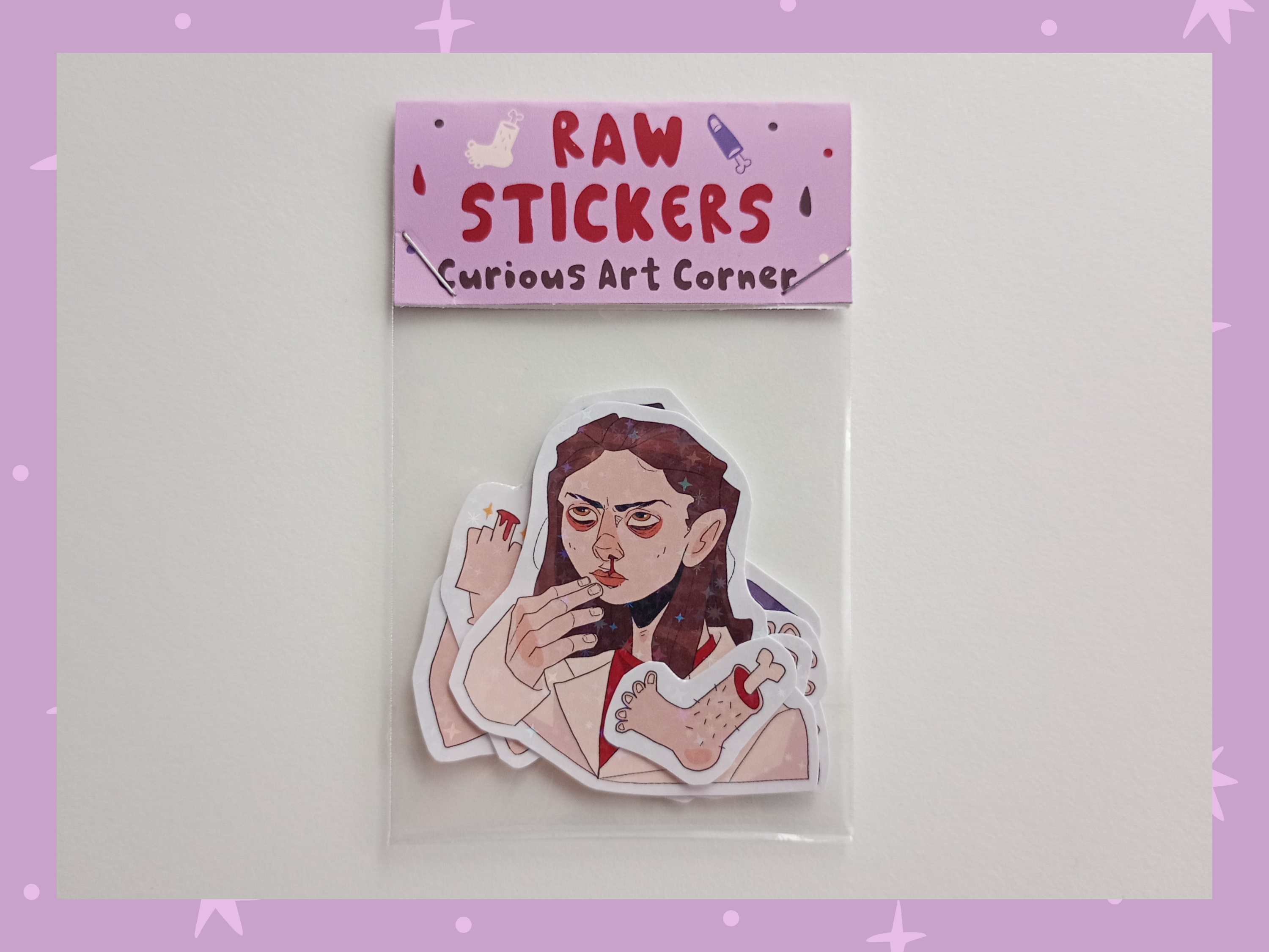 Raw Horror Sticker Pack