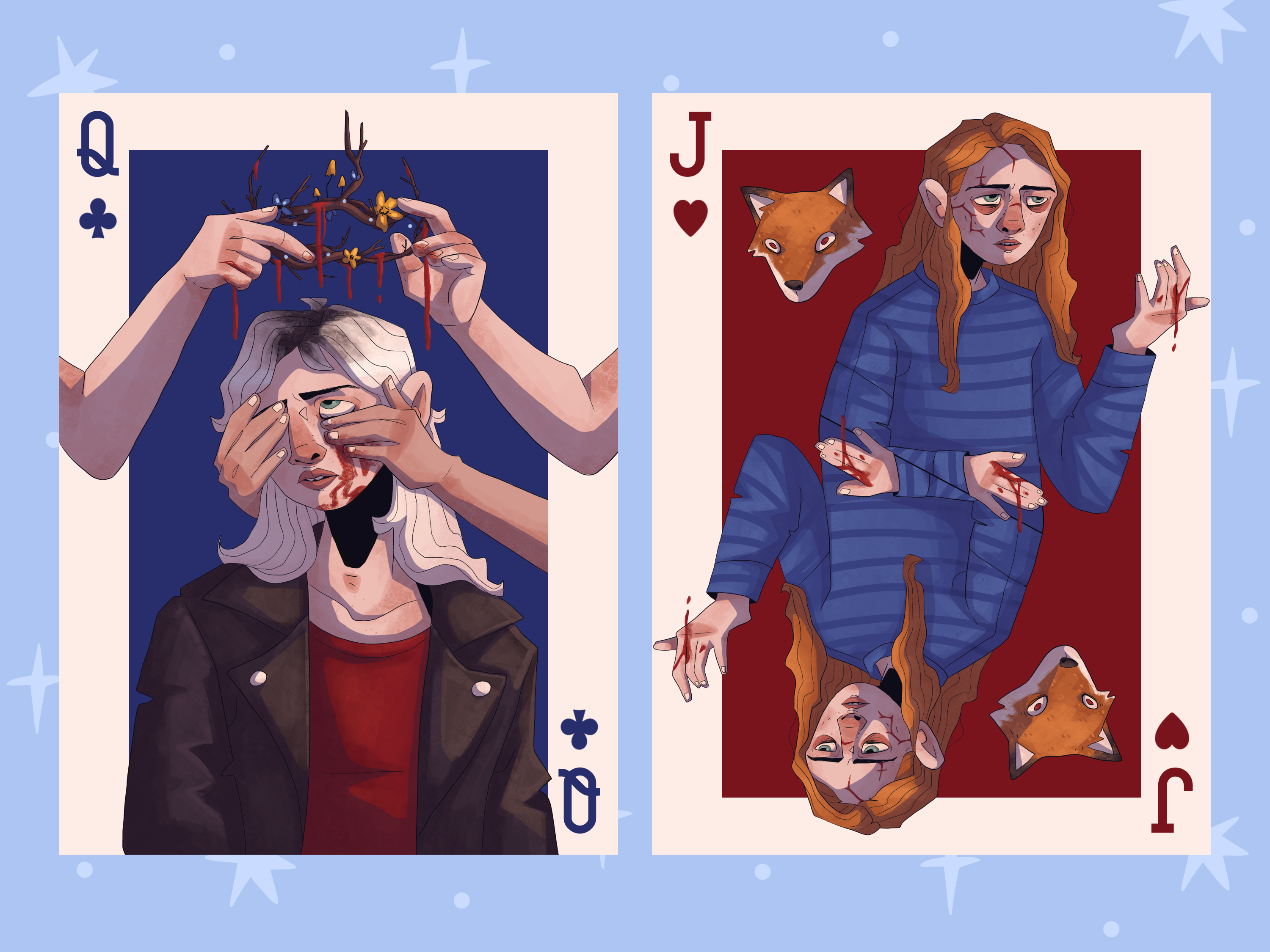 Yellowjackets Playing Cards Art Prints