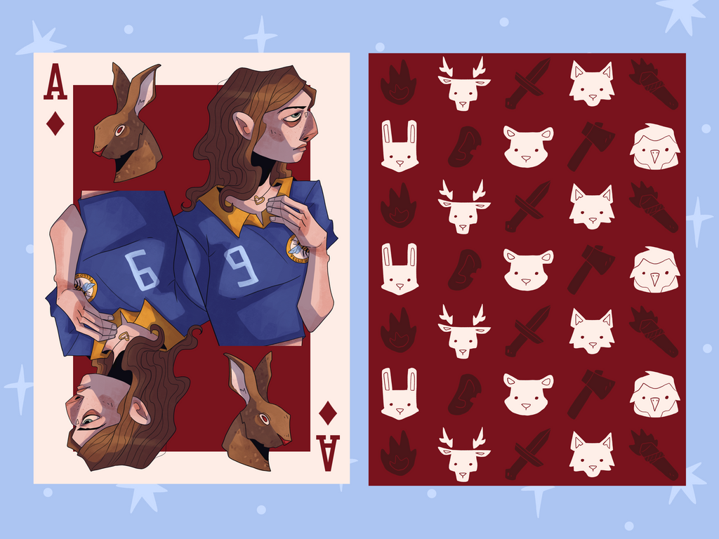 Yellowjackets Playing Cards Art Prints