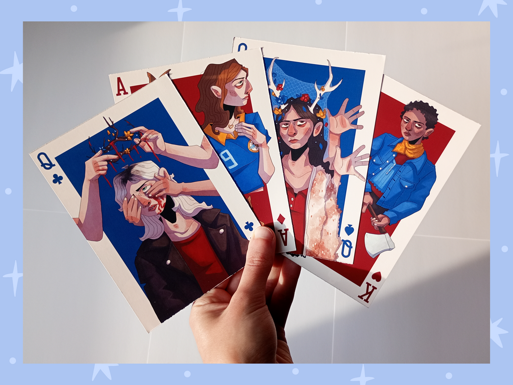 Yellowjackets Playing Cards Art Prints