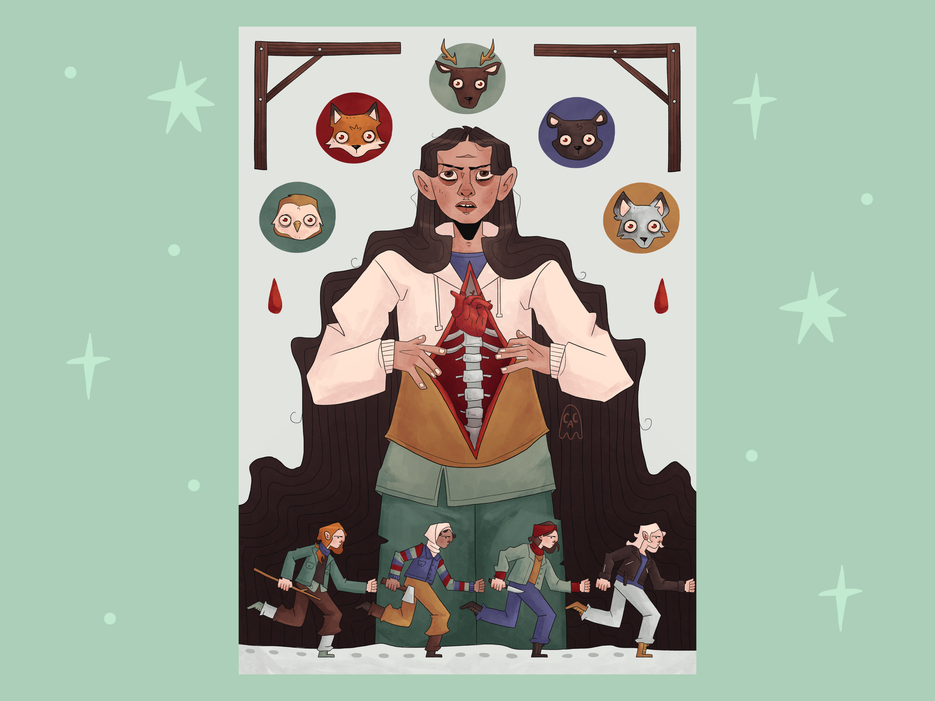 Yellowjackets The Hunt Art Print